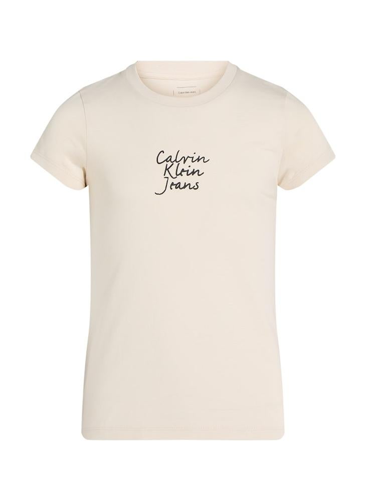 Calvin Klein Jeans - Youth Graphic Logo Slim T-Shirt - Image 1