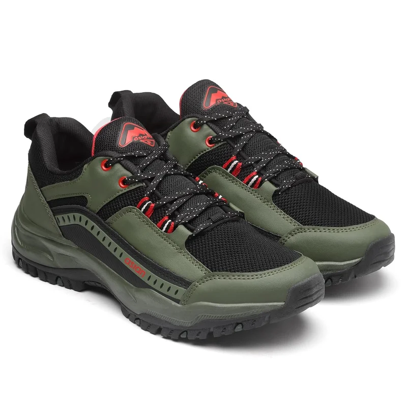 أسيان Black Olive Sneakers for Men and Boys