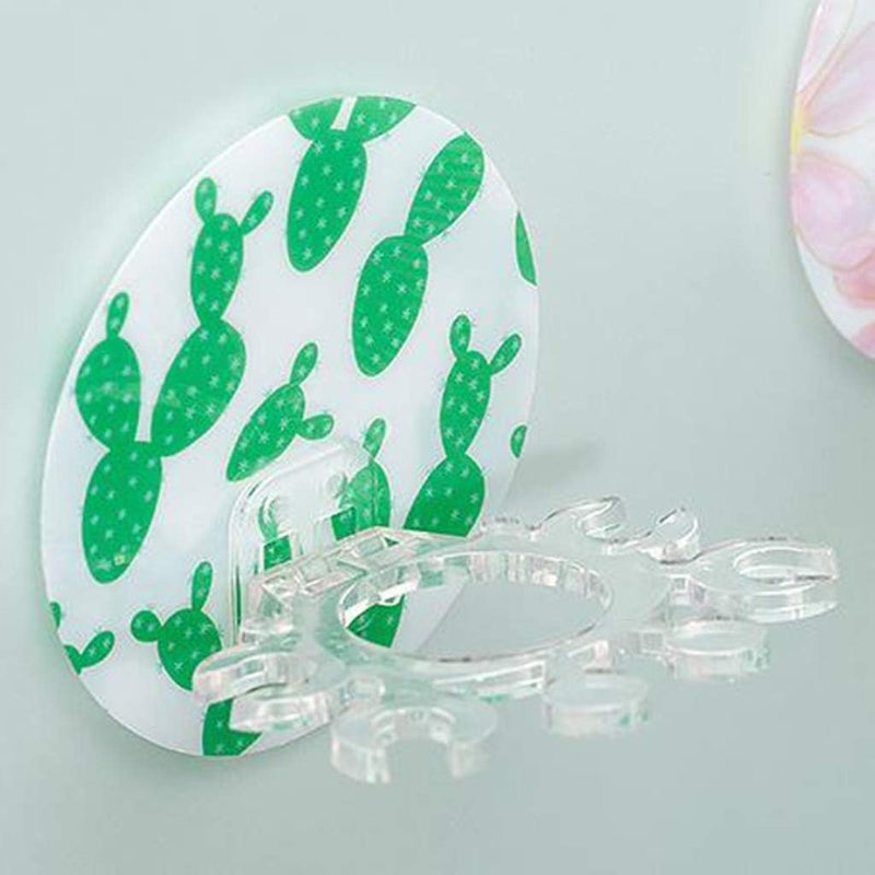 Foniros Toothbrush Holder Razor Stand Rack Toothpaste Holder Four Slot (Multicolor) - Image 1