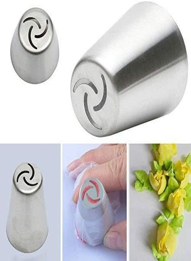 Baking Set Cake Decorating Set || 6 Pcs Russian Nozzle Set || Stainless Steel | Cake Making Tools | Kitchen Tool Set - Image 2