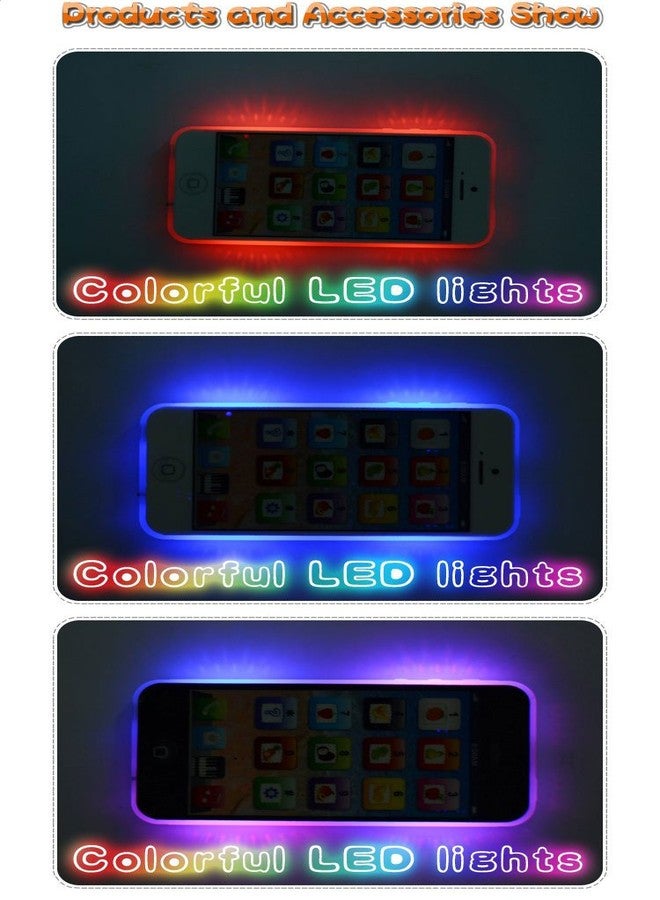 Cooplay Child's Interactive My First Own Cell Phone Toy- Play to Learn, Touch Screen YPhone with 8 Functions and Dazzling LED Lights Toddler - Image 4