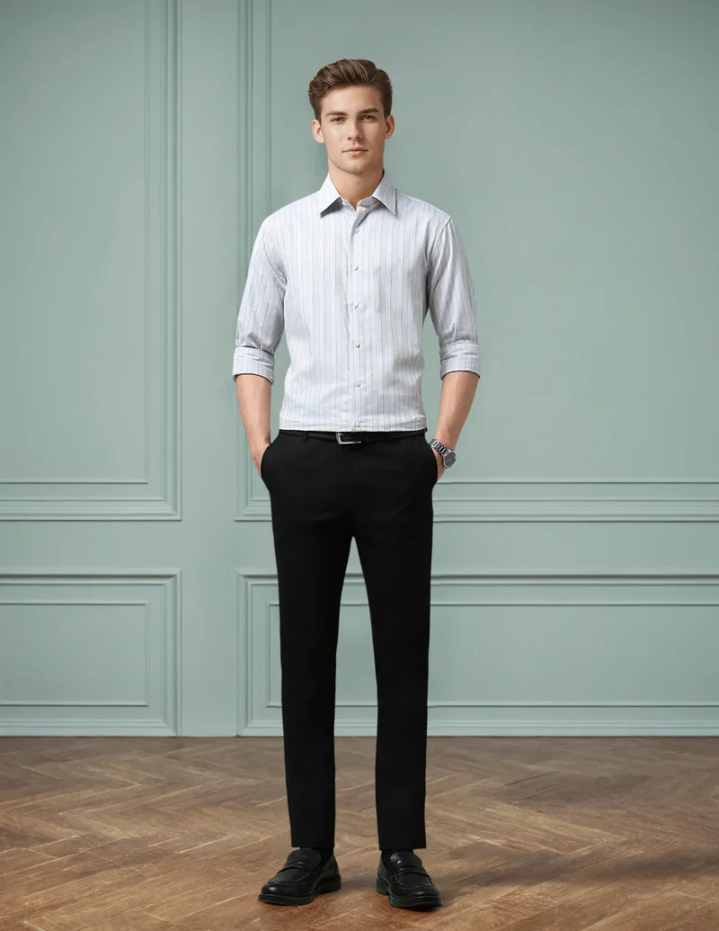Arrow Textured Dobby 1851 Trousers