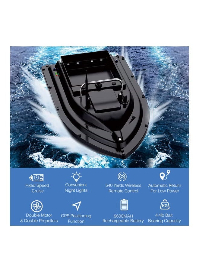 قارب طعم الصيد بالGPS مع نطاق تحكم عن بعد - Image 2