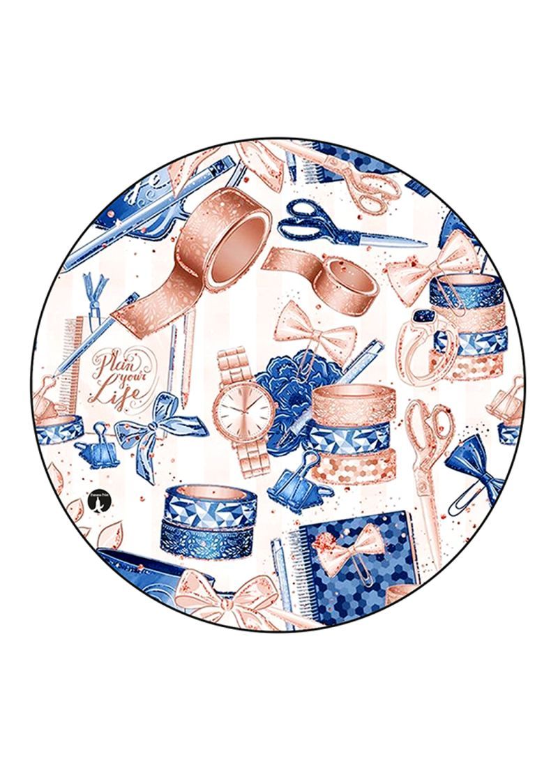 RKN Random Things Printed Mouse Pad Multicolour