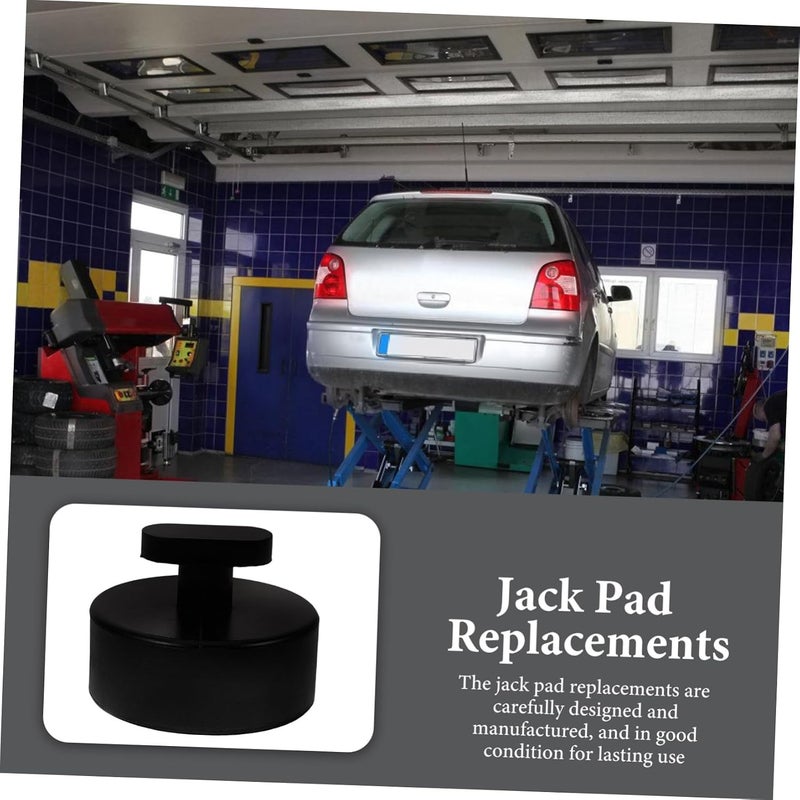 Uonlytech 4Pcs Rubber Jack Pads for Car Lifting Durable Non Slip Adapter Protectors for Compatible with Various Vehicles Floor Jack Pads for Rvs and More - Image 5