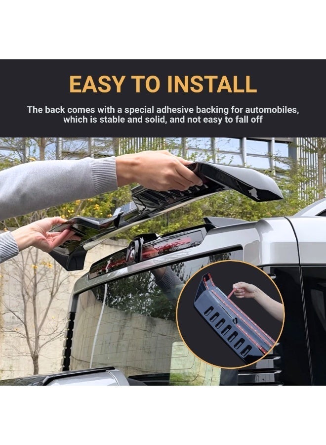 MOTOR FIT Rear Roof Spoiler for Jetour T2 2023–2026 | Sport Style Tail Wing | OEM Fit Aerodynamic Design | Durable ABS, Easy Installation Exterior Upgrade - Image 3