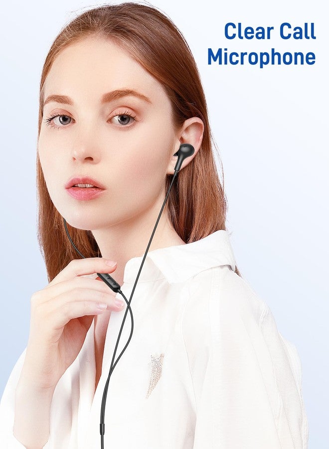 iMangoo for MFi-Certified Lightning Wired Earbuds for Apple, Magnetic in Ear Buds Headphones with HiFi Bass,3 Ear Tips Mic Corded Earphones for Gym, Commuting for iPhone 14 Plus 13 12 11 Pro Max Black - Image 5