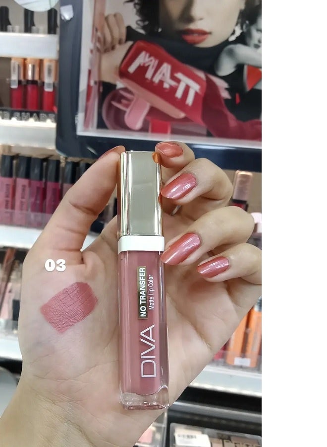 Amanda Diva matte lip color no transfer no.3 6ml - Image 2