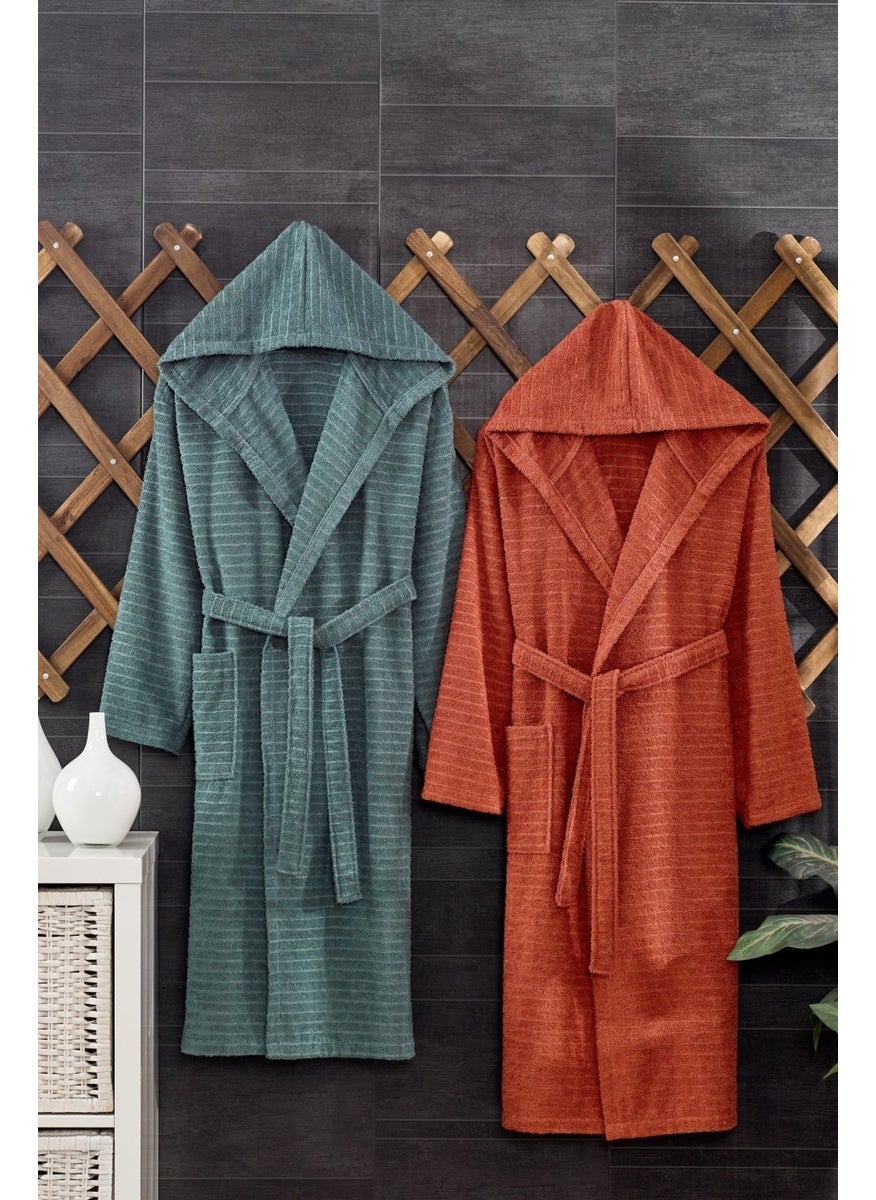 Casnack Quina 2-Piece Hooded Oversize Bathrobe Set  - Image 1