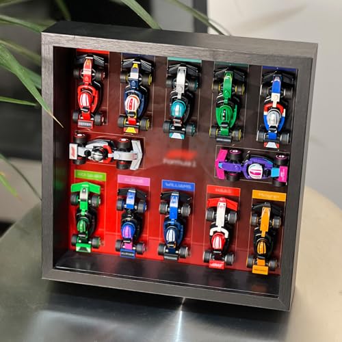 iLuane Display Wallboard for Lego Mystery Box Collectible Race Cars 66796, Holds 12 Cars on One Frame, Adult Collectibles Wall Mount, Home or Office Décor, Style B (No Car Included) - Image 2