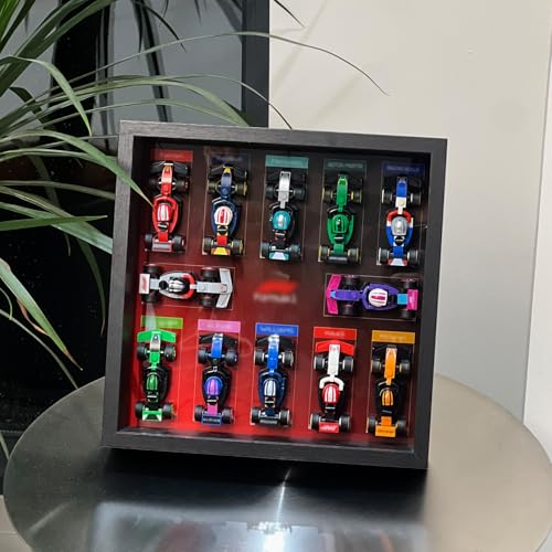 iLuane Display Wallboard for Lego Mystery Box Collectible Race Cars 66796, Holds 12 Cars on One Frame, Adult Collectibles Wall Mount, Home or Office Décor, Style B (No Car Included) - Image 3