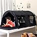 Lucky castle Sensory Bed Tent for Kids Lucky Castle BlackOut Bed Tent for Children with Autism ADHD SPD Calm Down Corner Helps Kids Relax Reduce Anxiety Improve Focus PlayTent with Door Window - Image 3