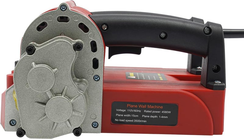 ARTNERY Electric wall planing machine110v 4580w Electric wall planer concrete power shovel wall machine electric concrete planner wall planer machine for wall renovation cement stripping - Image 1