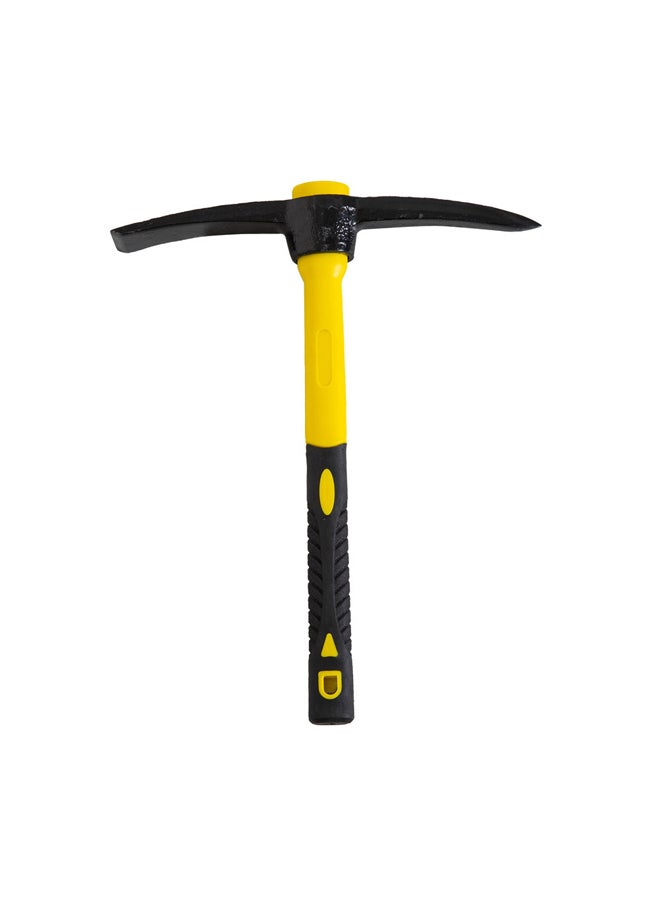 السنيدي معول بمقبض فيبر، اصفر*اسود، وزن 400 جم - Image 1