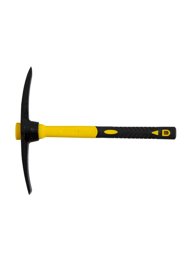 السنيدي معول بمقبض فيبر، اصفر*اسود، وزن 400 جم - Image 3