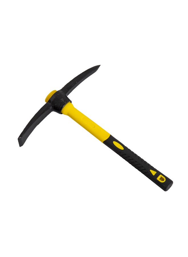 السنيدي معول بمقبض فيبر، اصفر*اسود، وزن 400 جم - Image 2