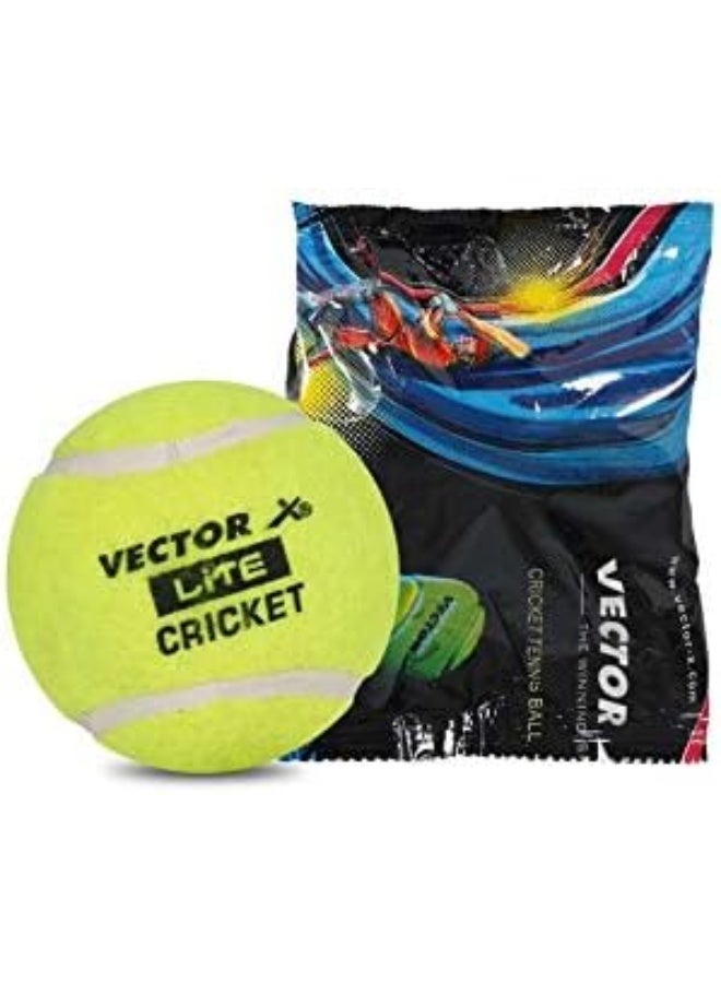 Vector X Lite Cricket Tennis Balls – Pack of 6 Lightweight Balls for Indoor & Outdoor Training - Image 3