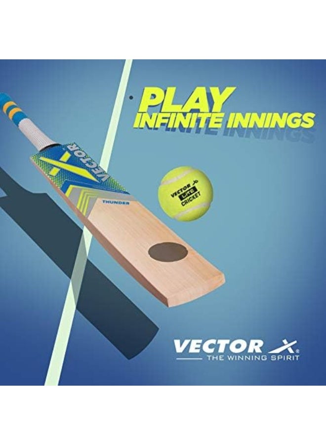 Vector X Lite Cricket Tennis Balls – Pack of 6 Lightweight Balls for Indoor & Outdoor Training - Image 5