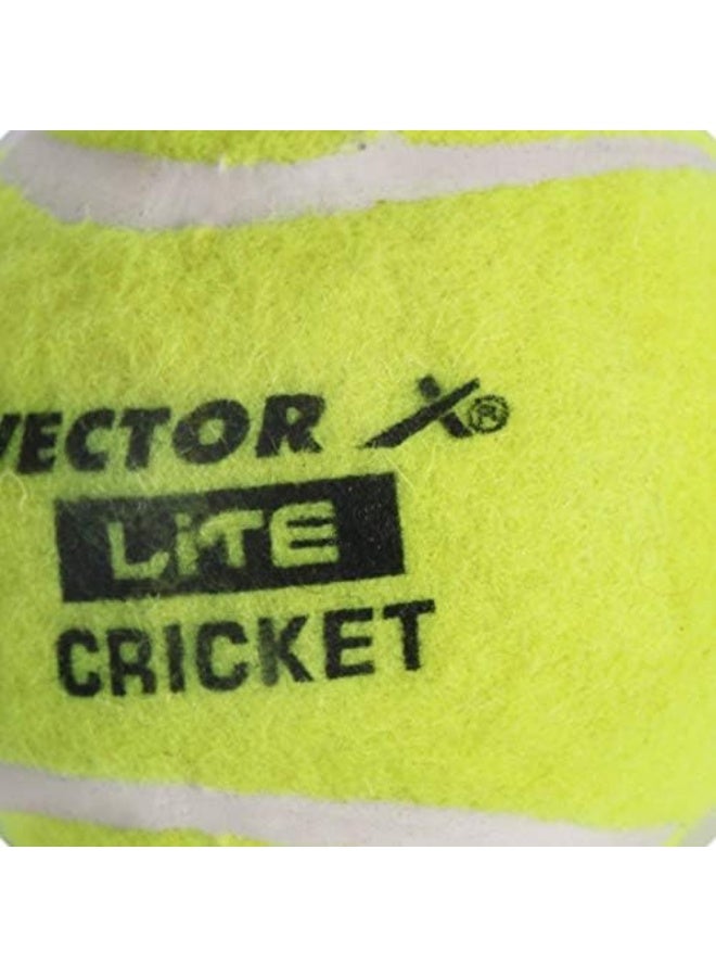 Vector X Lite Cricket Tennis Balls – Pack of 6 Lightweight Balls for Indoor & Outdoor Training - Image 4