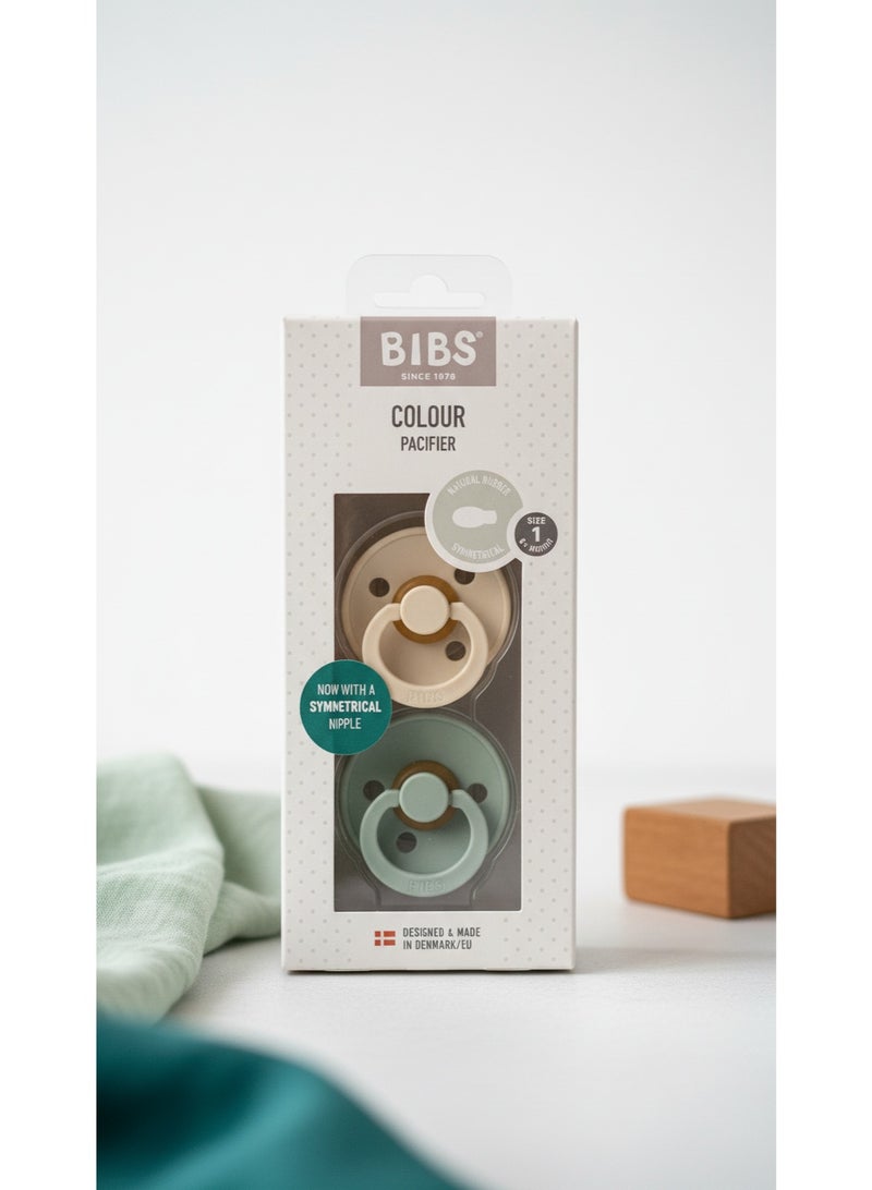 BIBS Pacifier Symmetrical Nipple  0M+ - Image 1