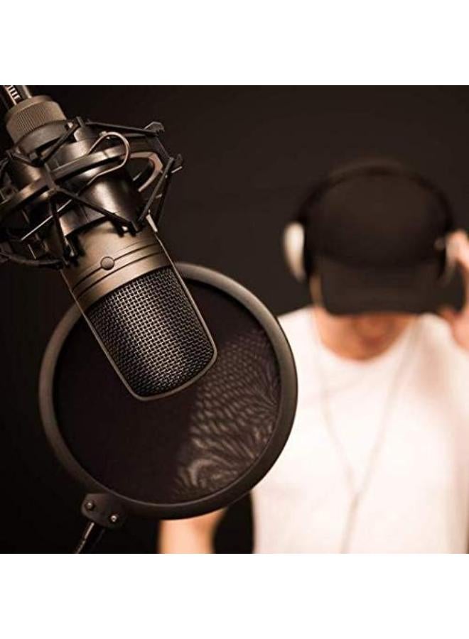 Adjustable Microphone Tripod with Shock Mount Mic - Image 4