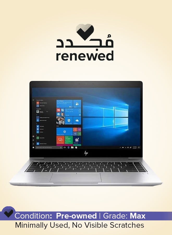 HP Renewed - EliteBook 840 G6 Laptop With 14 Inch FHD Display,Intel Core i7 16GB DDR4 RAM/8th Generation/512GB SSD/Windows 10 Pro English Silver - Image 1
