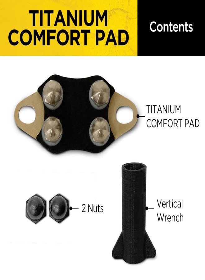 Dogtra Titanium Comfort Pad Contact Points - Female - Low-Profile for Sensitive Skin - E-Collar for Dogs Training Collar - Fits Most (Not X Series, 200iQ, PATHFINDER2, Fence, Smart NoBark) - Image 2