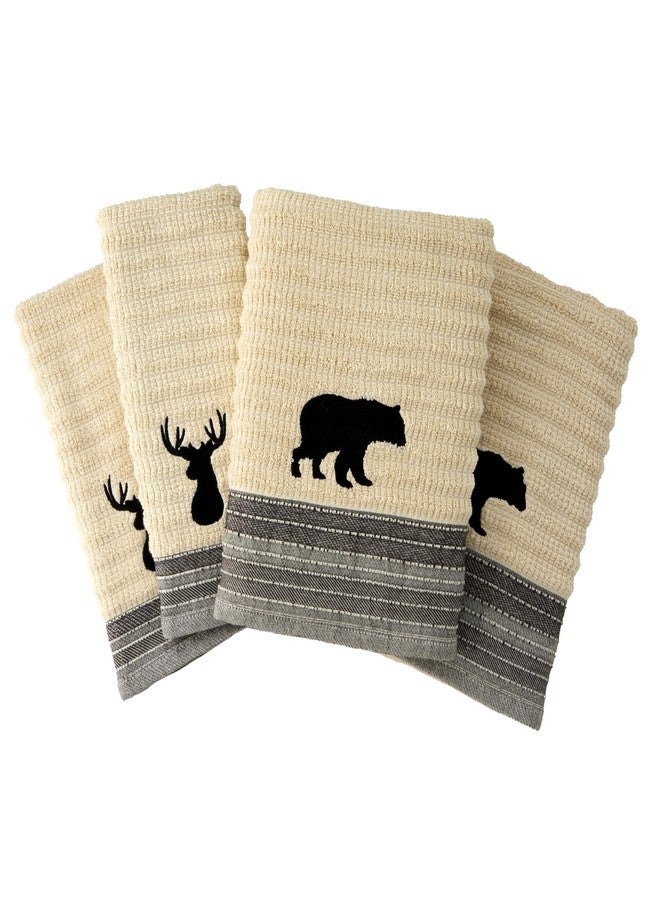 SKL Home Aspen Lodge 2 Bath, 2 Hand Towel Set, Wheat - Image 2