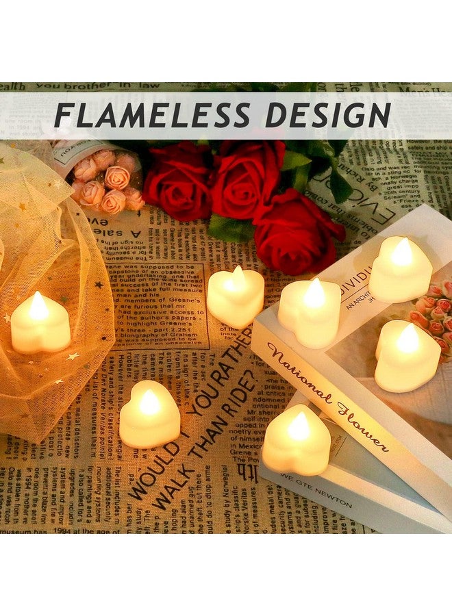 Childom Red Rose Petals Set, 1000 Pieces Artificial Rose Petals with 24 Pieces LED Tea Lights Candles,Rose Petals for Romantic Night for Her set, Proposal Decorations for Women, Wedding, Bedroom, Anniversary - Image 3