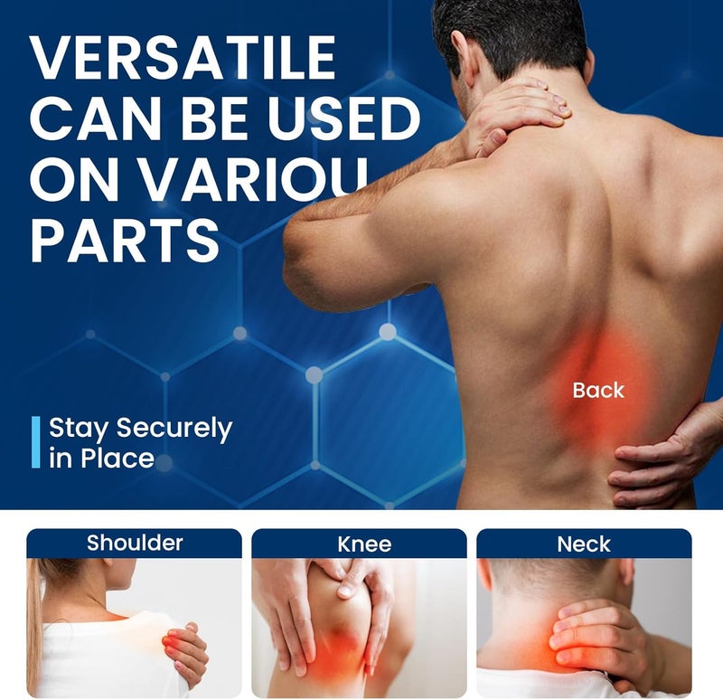 Sumifun Medicated Cold Hot Patches  30 Count 5 Menthol Extra Strength Pain Relief Patches Powerful Targeted Relief for Simple Backaches Joint Pain Stiff Neck Muscle Sore - Image 4