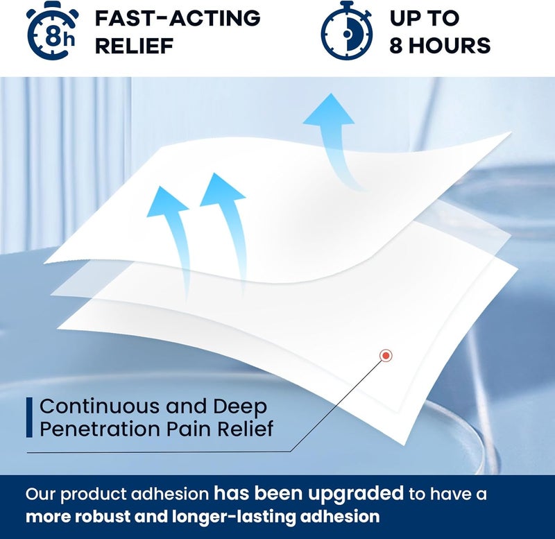 Sumifun Medicated Cold Hot Patches  30 Count 5 Menthol Extra Strength Pain Relief Patches Powerful Targeted Relief for Simple Backaches Joint Pain Stiff Neck Muscle Sore - Image 5