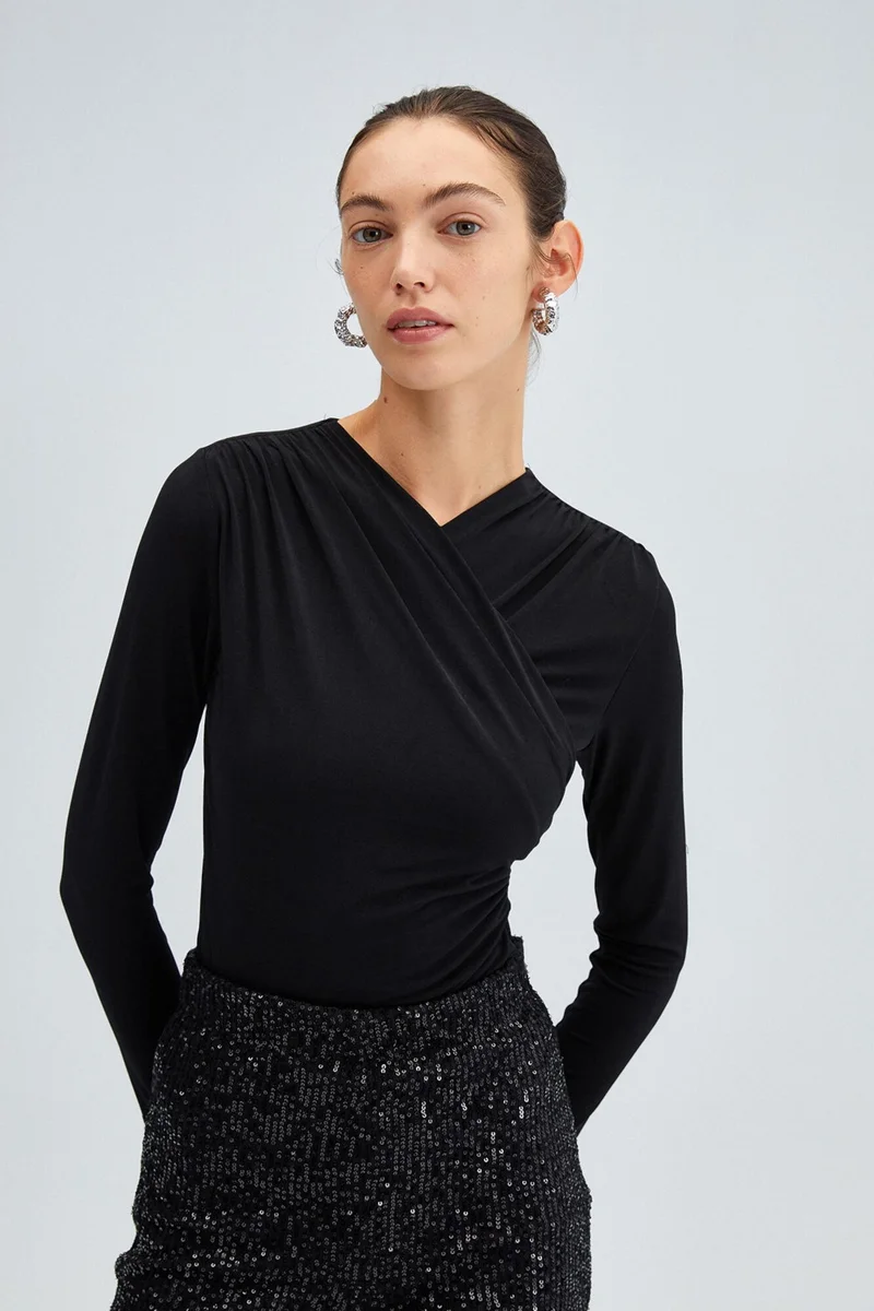 Touche Prive Draped Snap Body