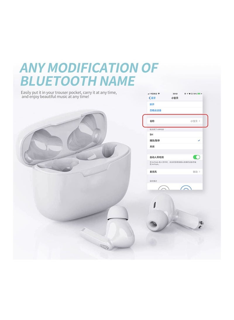 Wireless Earbuds TWS Bluetooth Earphones in-Ear Stereo Bluetooth 5.0 Earbuds Wireless Headphones with Smart Touch Control