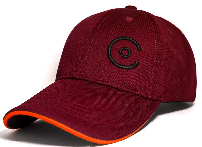 Coreteq Unisex PerforMesh Rapid Cool Baseball Cap 3D Embroidery with Adjustable Strap (Pack of 1) (Merlot Maroon, Freesize) - Image 1