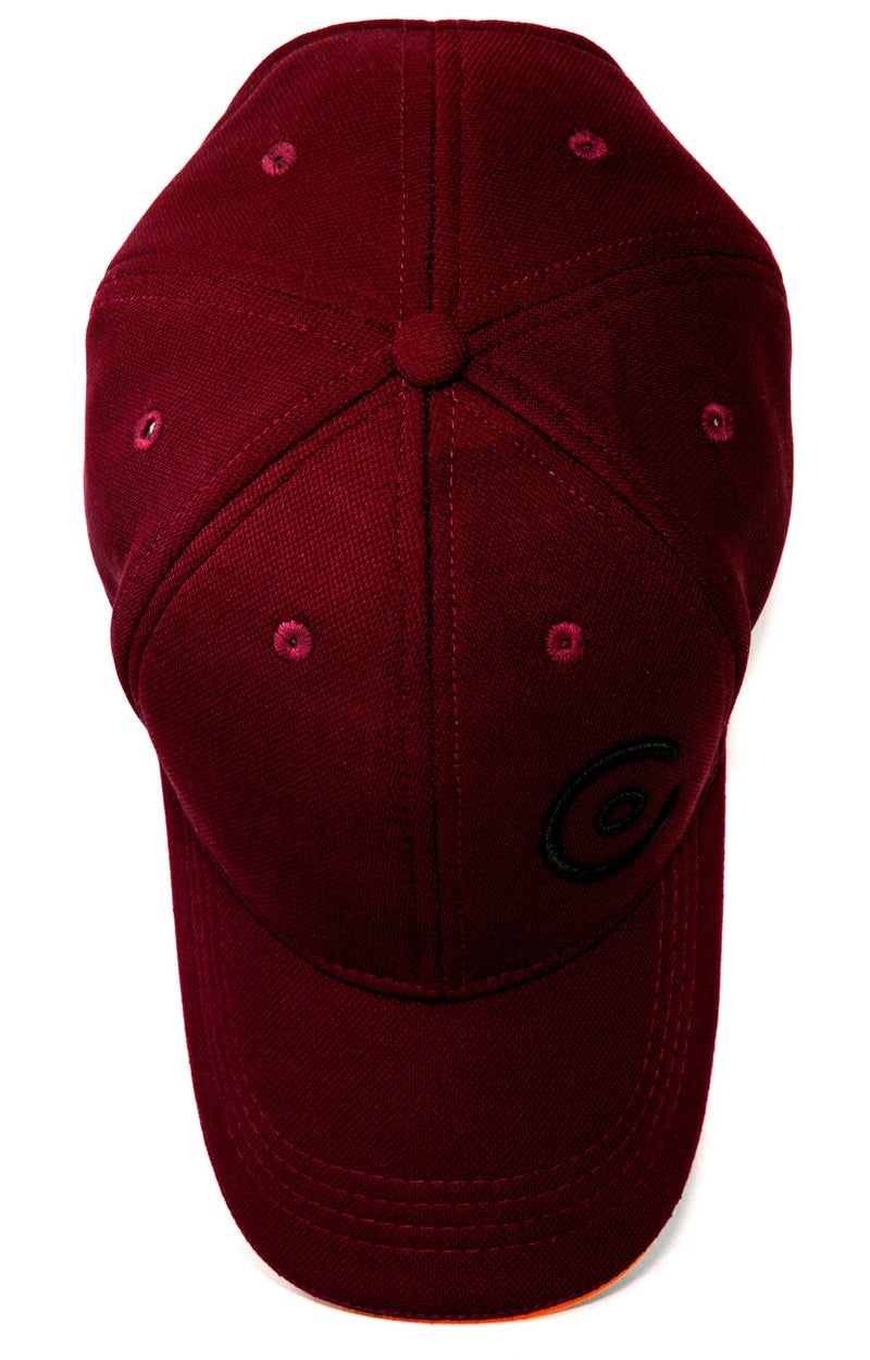 Coreteq Unisex PerforMesh Rapid Cool Baseball Cap 3D Embroidery with Adjustable Strap (Pack of 1) (Merlot Maroon, Freesize) - Image 5