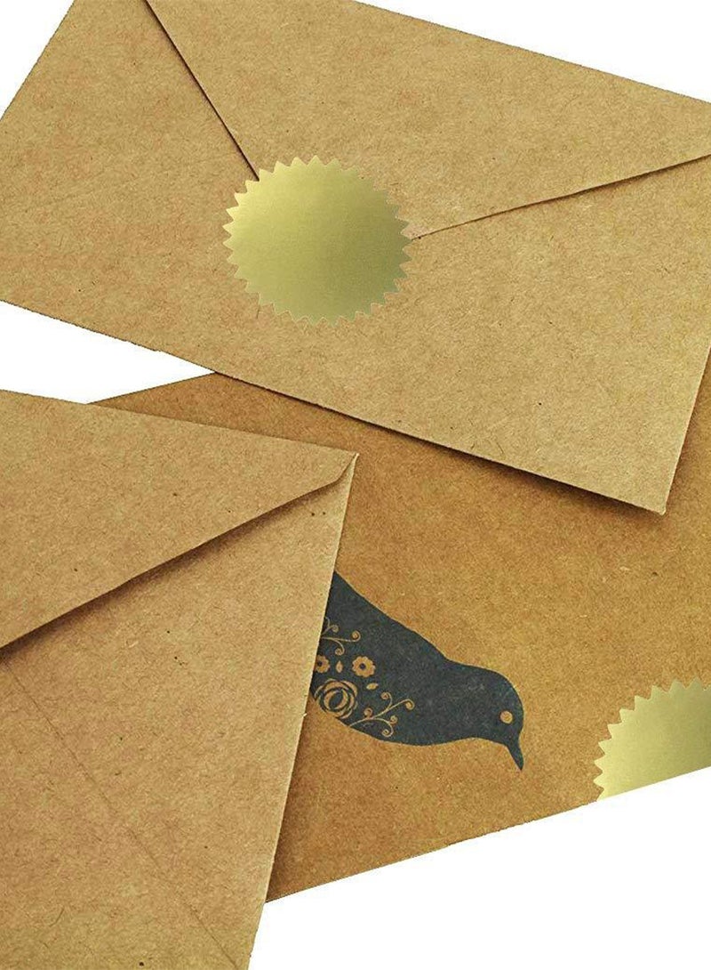 Steel Stamped Embossed Stickers, Multipurpose Self-Adhesive Label Paper for Office Business Barcode DIY Logo (Silver) - Image 4