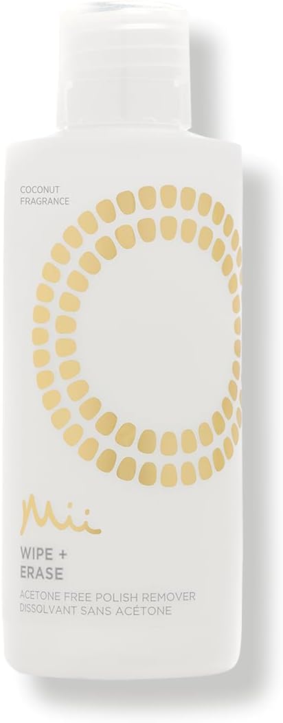Mii Cosmetics Wipe Erase Nail Polish Remover Acetone Free Nail Polish Remover for Gentle and Effective Removal Non Acetone Nail Paint Remover with Nourishing Formula Lily of the Valley 100ml - Image 1