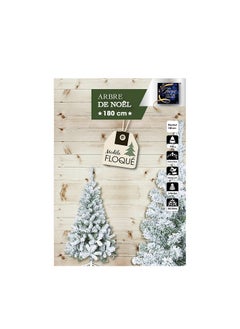 Generic Decorative Christmas Tree With Stand Green & White (107 x 180 cm)  - Image 3