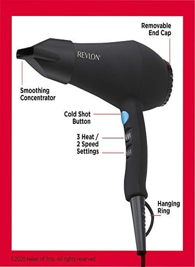 Revlon 1875W Smooth Brilliance AC Motor Hair Dryer | For Shiny, Smooth Hair - Image 3