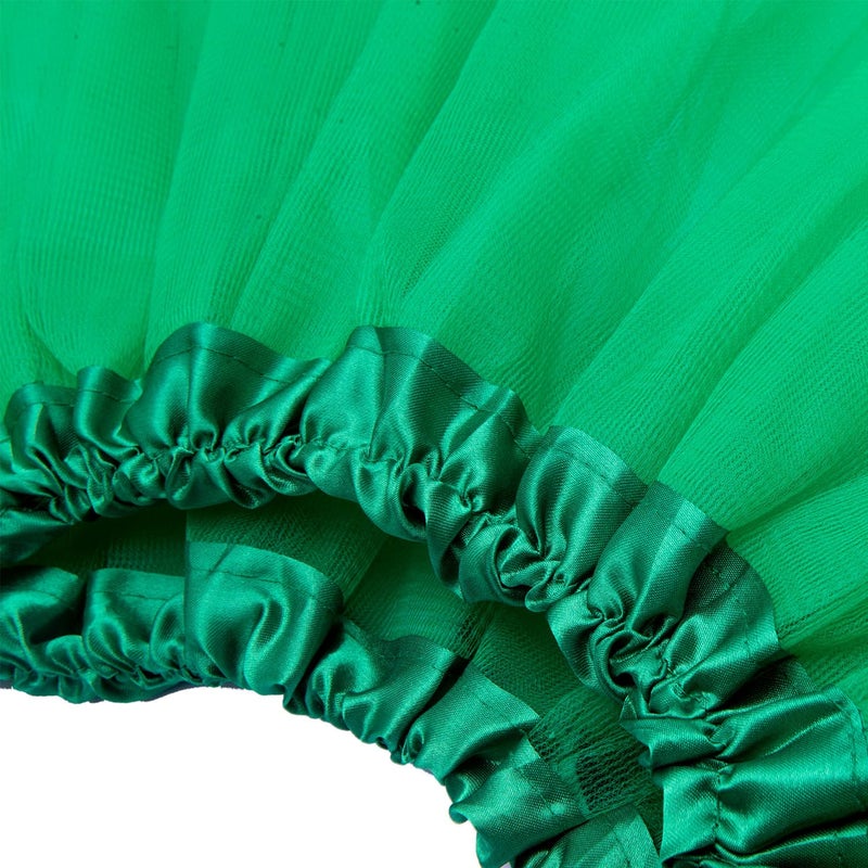 Liatunou Layered Tulle Tutu for Women and Teen Girls, Running Skirts 80S Princess Ballet Dance Skirts Tutu for St.Patrick's Day/Halloween Party Favors Green - Image 4