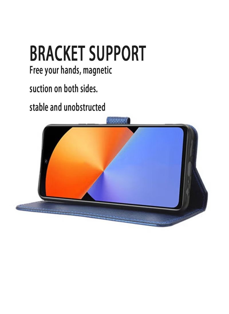 X-level Infinix Note 30i 4G/X6716 Phone Case Cover with Full Body Camera Len Protector PU Leather Wallet Card Holder Shockproof Protective Back Cover with Release Hand Phone Holder Daily Video Kickstand  - Image 2