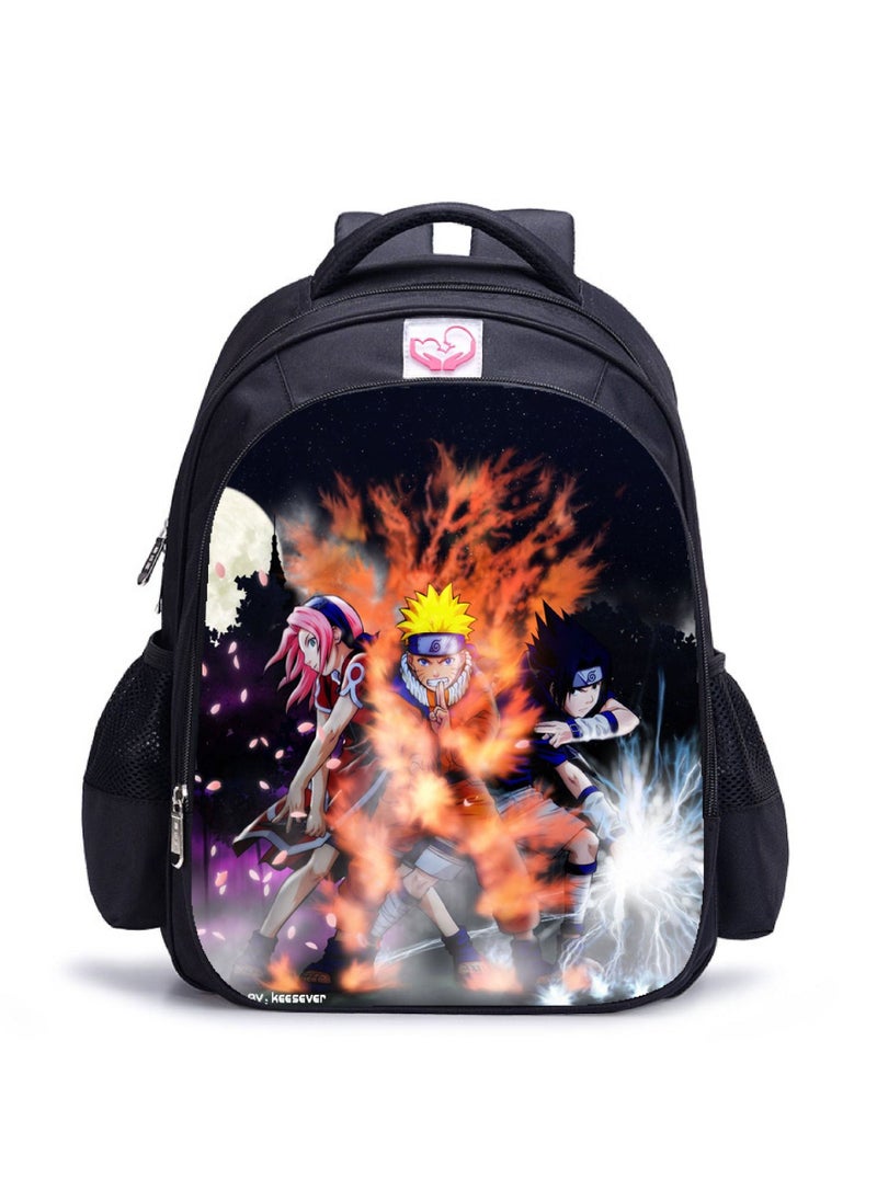 Naruto Anime Character Children's School Bag, 32Ã—42Ã—17cm - Image 1