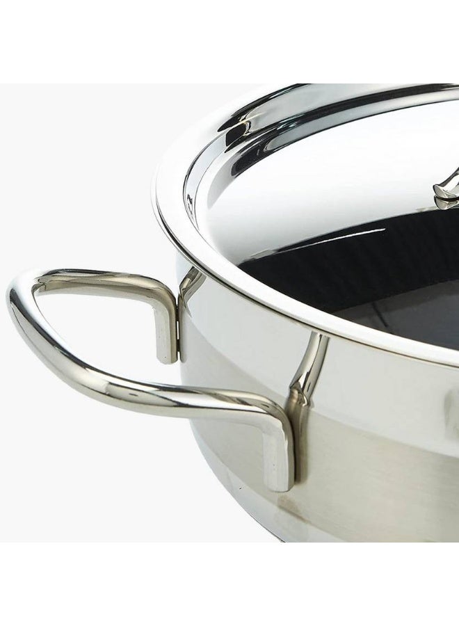 9-Piece Stainless Steel Cookware Set with Lids | Induction Compatible Cooking Pot & Frying Pan Set | Heavy Duty Mirror Finish Kitchen Cookware - Image 4