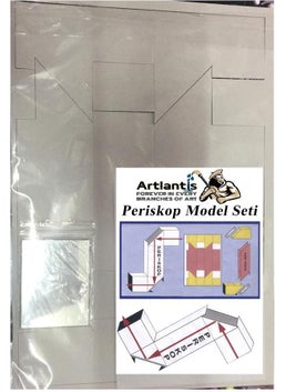 Artlantis Periscope Construction Set 1 Pack Cardboard Periscope Model Set with Mirror School Classroom Experiment Set  - Image 2