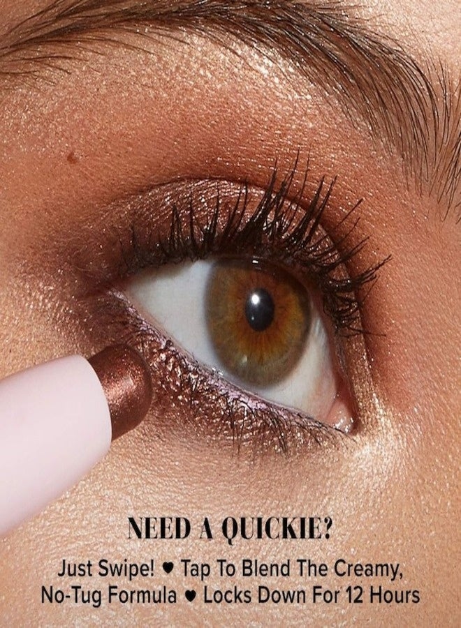 Too FacedCosmetics قلم ظلال العيون كويكي كوين من تو فيسد - سونست سيزل - برونز فاتح لامع 0.05 أونصة / 1.5 جرام - Image 3