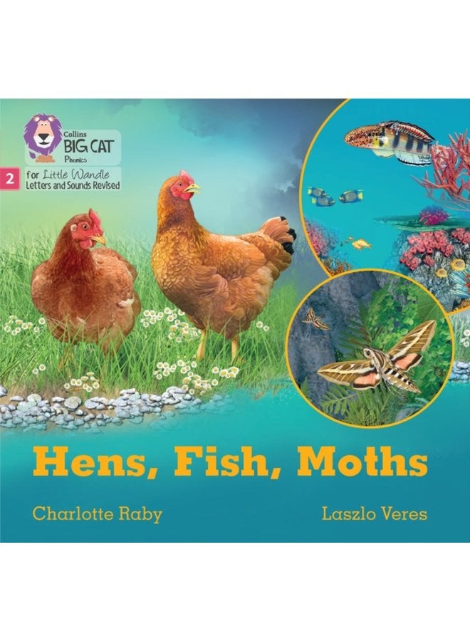 Hens Fish Moths Phase 2 Set 5 Blending Practice - Paperback