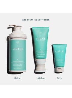 VIRTUE VIRTUE Recovery Conditioner with Keratin Hydrates, Softens, and Renews Damaged Hair, Sulfate Free, Color Safe  - Image 5