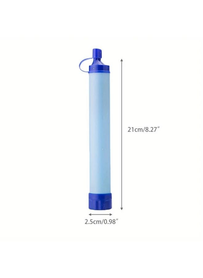 Outdoor Emergency Water Filter With Carabiner Syringe Extension Tube For Direct Drinking - Image 4