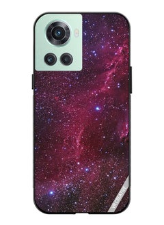 Protective Case Cover For OnePlus 10R Galaxy Stars Space Design Multicolour