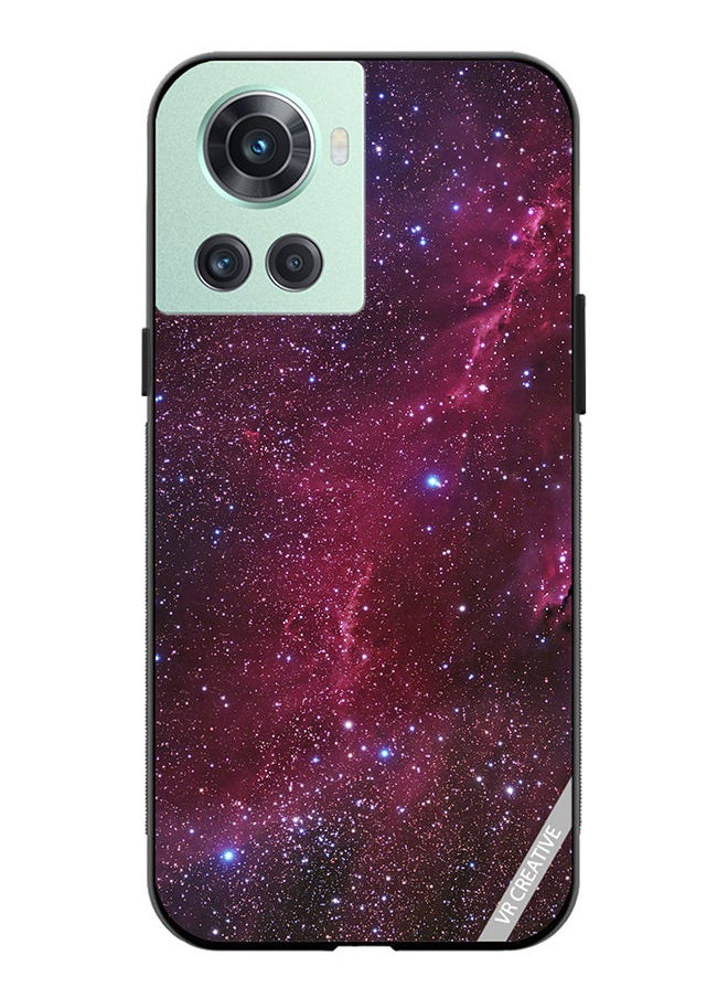 VR CREATIVE - Protective Case Cover For OnePlus 10R Galaxy Stars Space Design Multicolour - Image 1